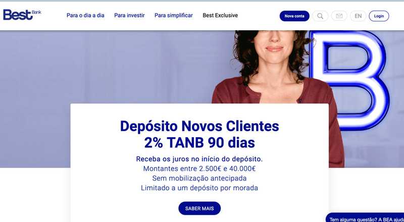 Informações gerais - Best Bank