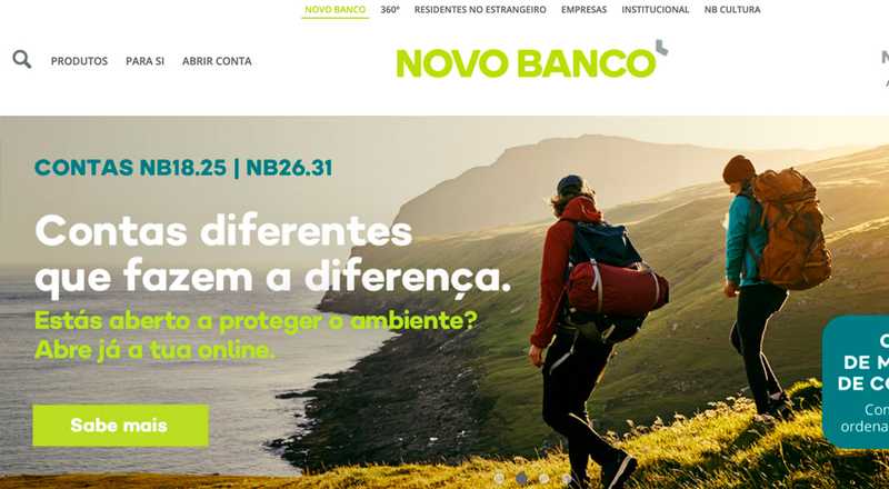 Informações gerais - Novo Banco